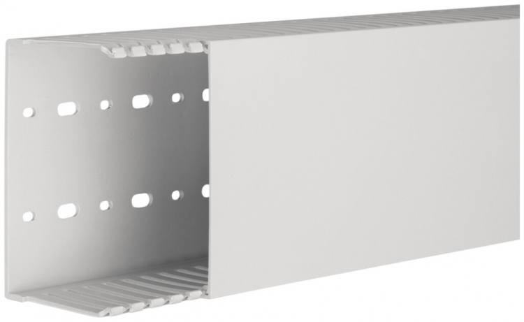 Canale di cablaggio tehalit HNG 73×124 grigio chiaro 