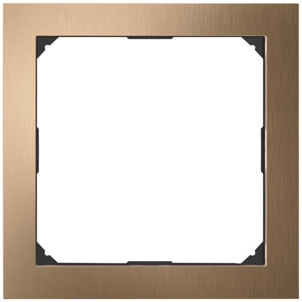 Telaio di copertura INC EDIZIO.liv prestige SNAPFIX® p.video 154×154mm ott-champ 