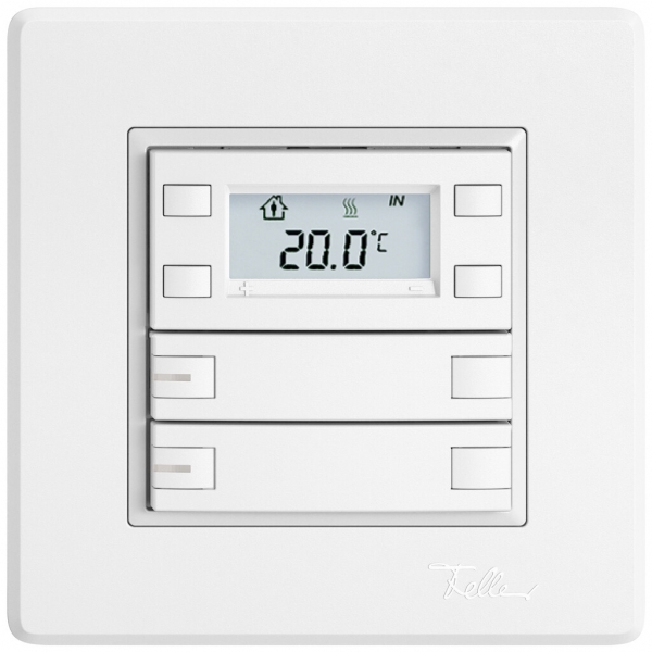 Poussoir RTH ENC EDIZIO.liv SNAPFIX® a.RGB-LED 2×touches comm.2T bc 