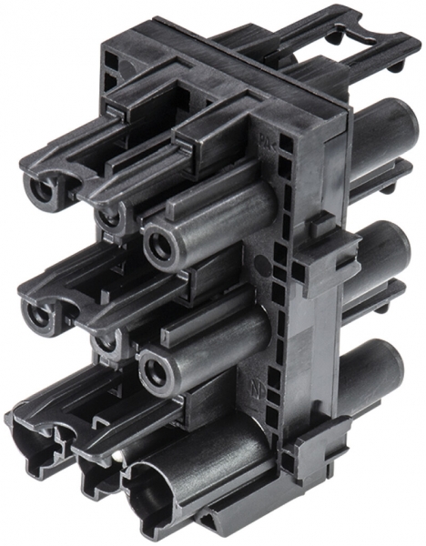 Verteilerblock-HH Wieland 3P GST 18i3 schwarz 