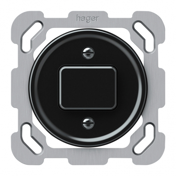 UP-Druckschalter origin Sch 3 77×77mm schwarz 