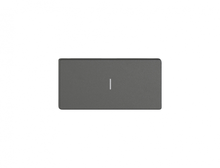 Poussoir 1/2 EDIZIO.liv Wiser avec SNAPFIX® vert.avec symbole l (encl.) grf 