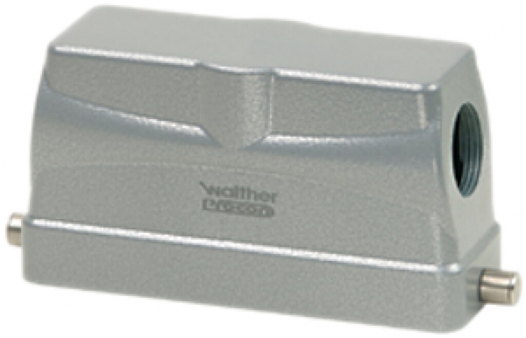 Boîtier de fiche Walther PROCON P712624, filetage 1×M25, H=65mm, Al 