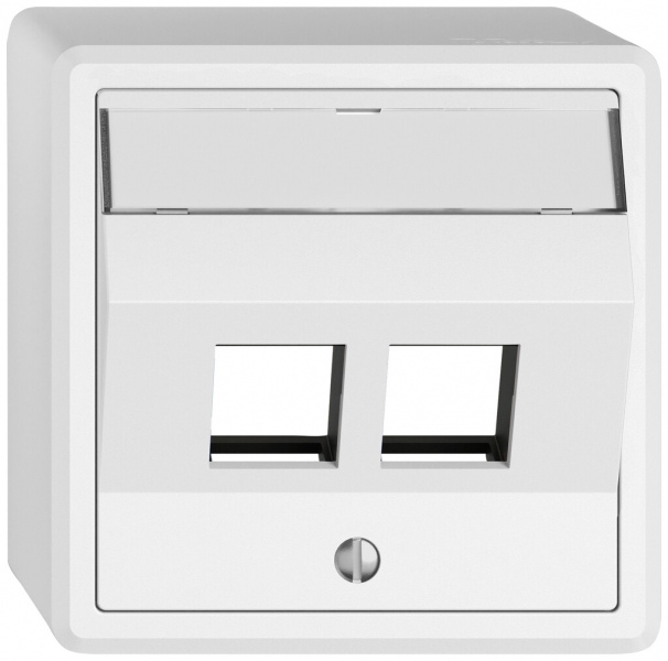 Kit di montaggio AP EDIZIO.liv Keystone SNAPFIX® inclinato 2× bi 