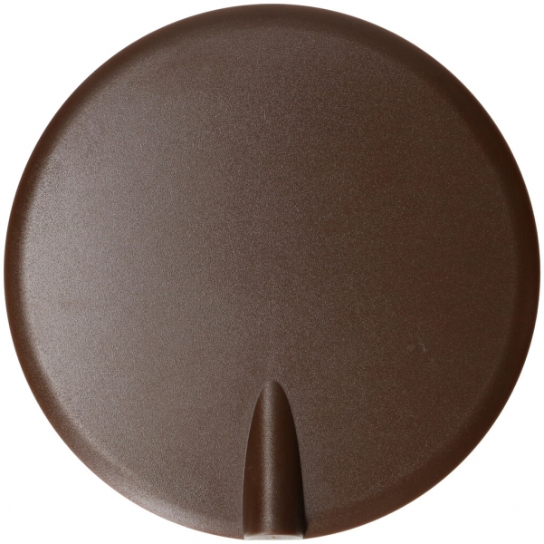 Rosetta di copertura MH clip a molla+entrata a innesto Ø98×9mm marrone 