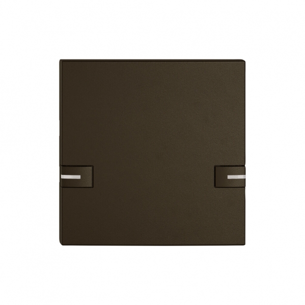 Taste 1/1 EDIZIO.liv SNAPFIX® f.KNX-&UNI m.LED 2×Einfach-Bedienung br 