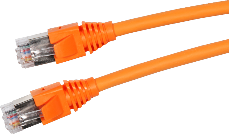 Câble de raccordement S-STP RJ45RJ45 5m orange 