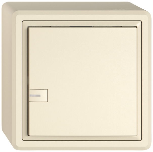 Poussoir KNX RGB AP EDIZIO.liv SNAPFIX® capteur temp.RGB-LED 1× comm.1T cr 