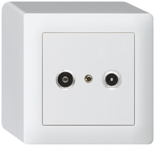 Prise antenne AP kallysto R/TV 14dB 2GHz blanc 