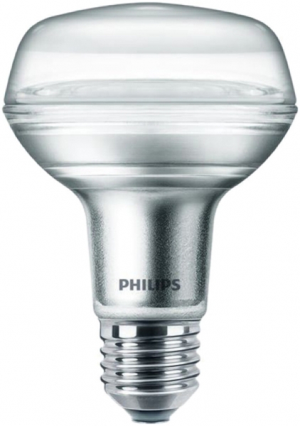 Lampada a riflettore LED Philips CoreProspot ND R80, E27 230V 8W 670lm 827 36° 