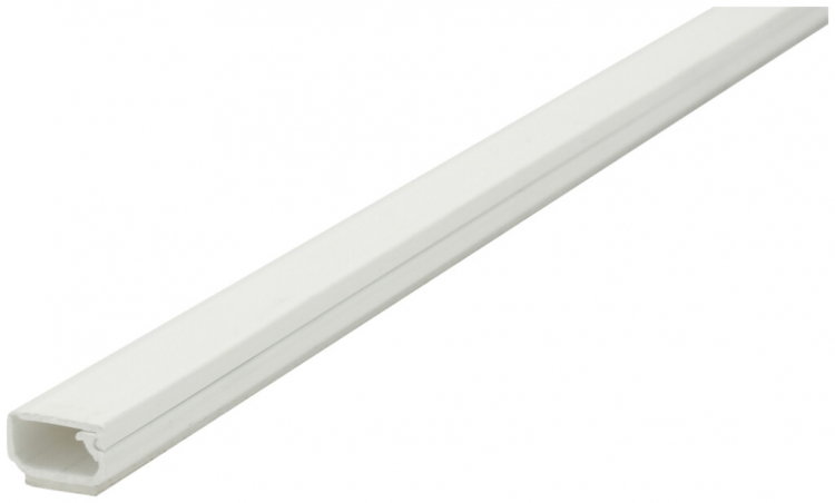Canale Mini Plasfix 12×7mm bianco L=2m autoadesivo 