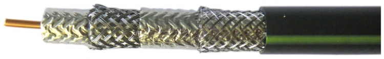 Câble coaxial Cablecom TX15AQ 60/40-O 105dB Cca noir, 900m 