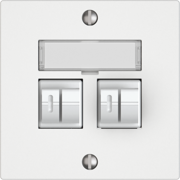 Prise audio EDIZIO.liv SNAPFIX® 2× bc 