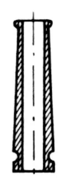 Manicotto antipiega 6mm nero 
