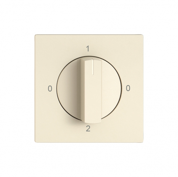Montageset EDIZIO.liv SNAPFIX® f.Drehschalter m.Griff 0-1-0-2 cr 