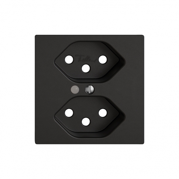 Kit di montaggio EDIZIO.liv SNAPFIX® per presa 2×T13 con lente frontale ne 