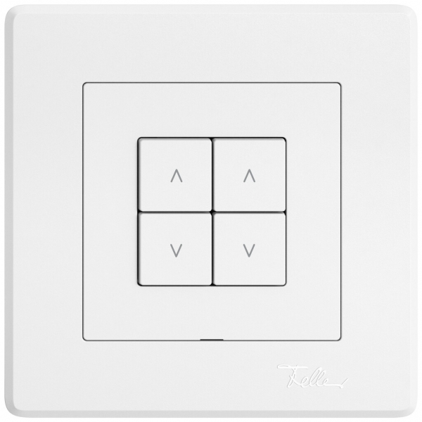 Interrupteur stores ENC EDIZIO.liv Wiser SNAPFIX® 2 canaux 4 touches WLAN bc 