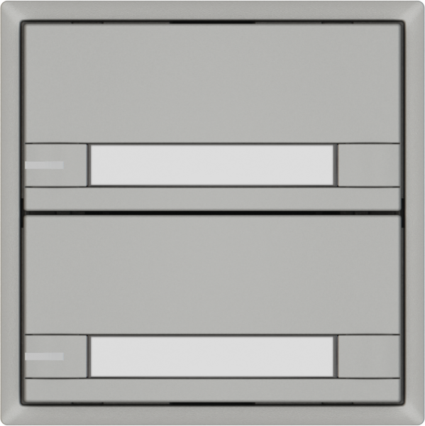 Poussoir universel EDIZIO.liv UNI SNAPFIX® a.LED RGB 2× comm.2T étiqu.grc 