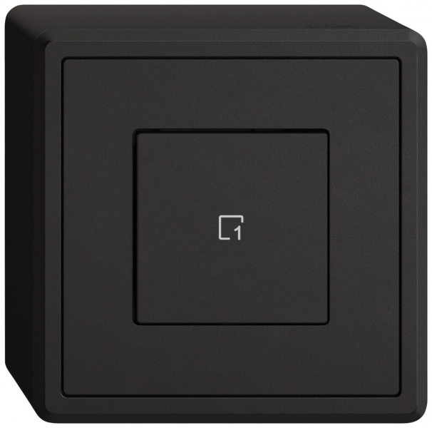 Poussoir scènes AP EDIZIO.liv Wiser SNAPFIX® 1 scène 1 touche WLAN no 