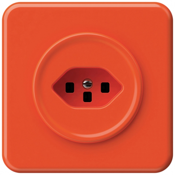 Prise ENC origin 1×type 23 16A 230V 92×92mm orange 