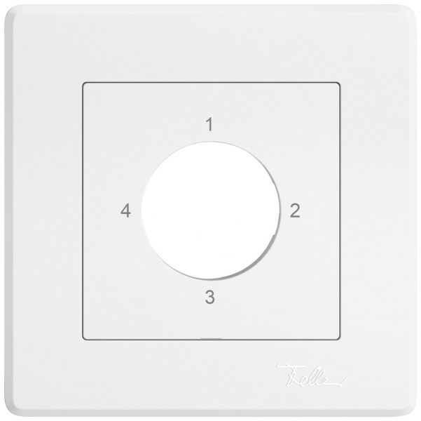 UP-Montageset EDIZIO.liv SNAPFIX® f.Drehschalter m.Schloss 4-1-2-3 ws 