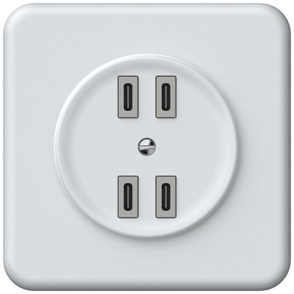 Prise de charge USB ENC origin 4×USB-C 4000mA 5V blanc 