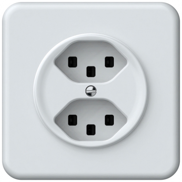 Prise ENC origin 2×type 23 16A 230V 92×92mm blanc 