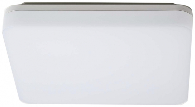 Plafonnier/applique LED SLICE SQUARE 10/18/24W 3000/4000K 2800lm IP54 HF blanc 