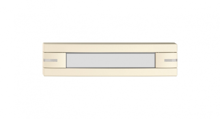 Pulsante 1/8 EDIZIO.liv SNAPFIX® p.KNX&UNI c.LED c.targ.comando 2 tasti cr 