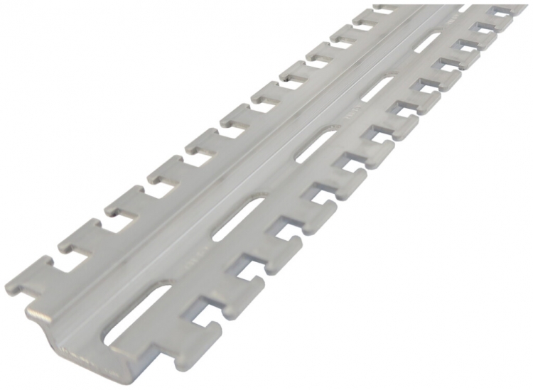 Barre de support et de fixation 7.5×35mm perforé, L=1m 