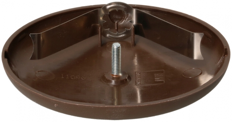 Rosetta di copertura MH clip a molla Ø95×13mm marrone 
