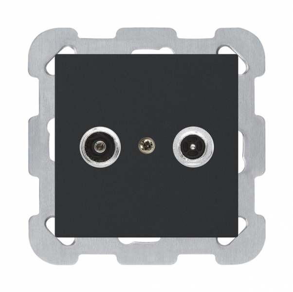 Presa antenna INC kallysto R/TV montaggio B 23dB 2GHz nero 