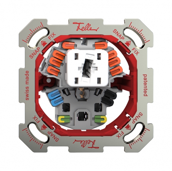 Combinazione INC Feller SNAPFIX® schema 6+T23 