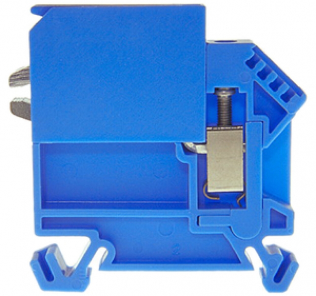 Borne sectionneuse de neutre Woertz 4mm² bleu 