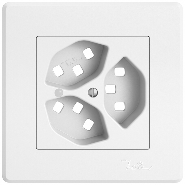 Kit di montaggio INC EDIZIO.liv SNAPFIX® per presa 3×T23 con lente frontale bi 