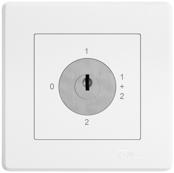 Interruttore rotativo INC EDIZIO.liv SNAPFIX® 1/1L serratura 2 chiavi 4 estra.bi 