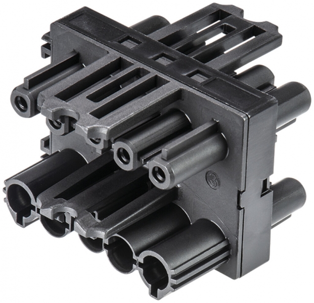 Blocco di distribuzione-H Wieland 5P GST 18i5 nero 