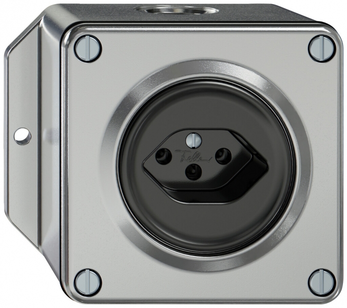 Presa AP ELEMENT SNAPFIX® 1×tipo 13 10A 250V IP20 all 