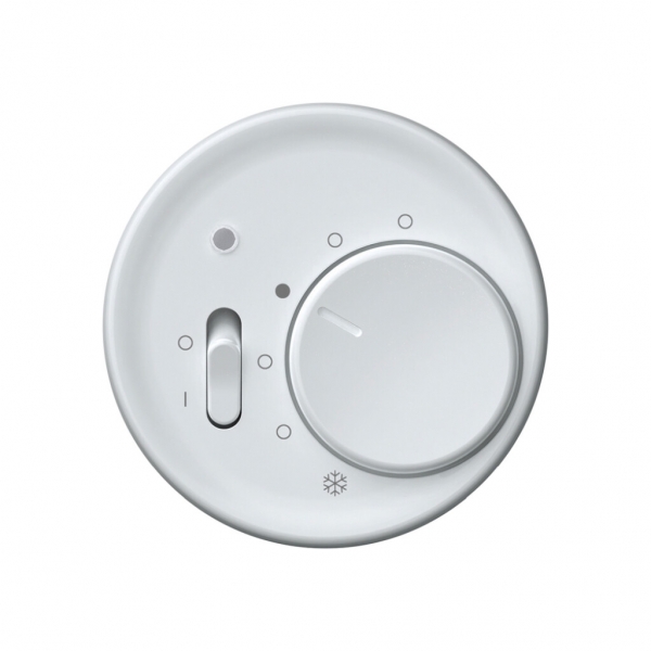 Kit frontale origin termostato con interruttore 60×60mm bi 