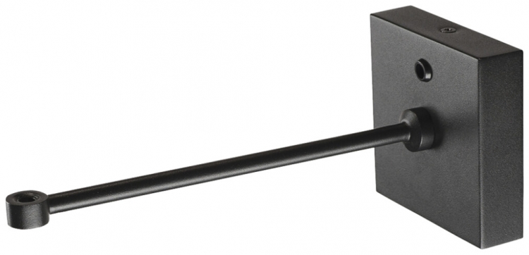 Wandhalterung SLV FITU CRANE BASE Stahl 225×100×100mm schwarz 
