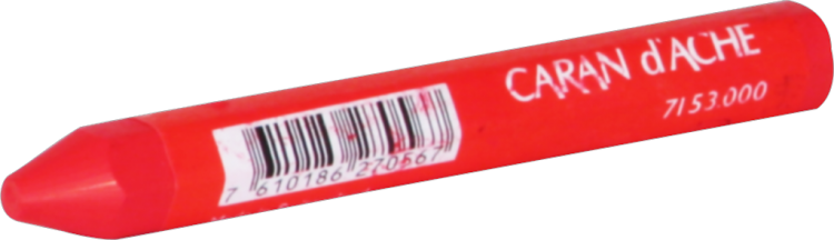Craie grasse de marquage 6-pans rouge 
