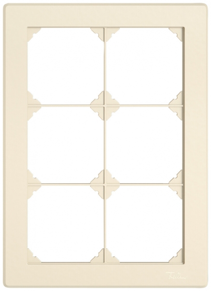Telaio di copertura INC EDIZIO.liv SNAPFIX® 3×2/2×3 156×216mm cr 