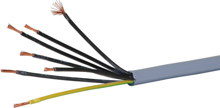 Cavo di comando LiYY 7×1.5mm² numerato grigio Una lunghezza