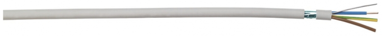 Cavo d'installazione Bio (St) 3×1.5mm² LNPE, 600V, Ø10mm, Dca, grigio Una lunghezza