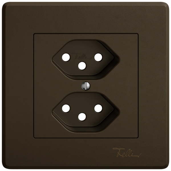 Kit di montaggio INC EDIZIO.liv SNAPFIX® per presa 2×T13 ma 