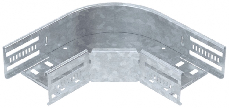 Gomito BET RB 90° 60×100mm acciaio zincato a caldo per immersione 