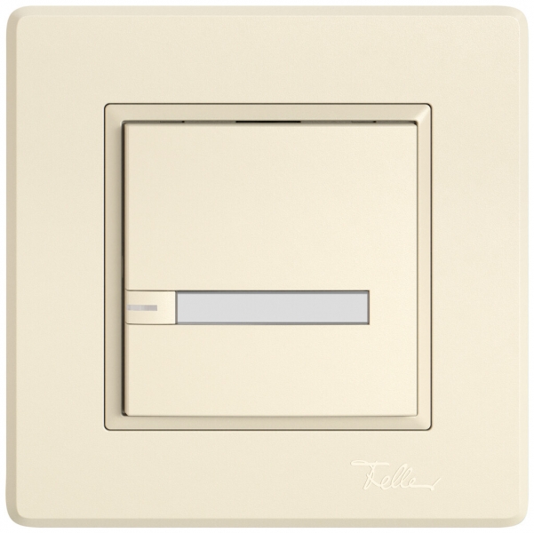 Poussoir KNX RGB ENC EDIZIO.liv SNAPFIX® capteur temp.RGB-LED étiqu.1×com.1T cr 