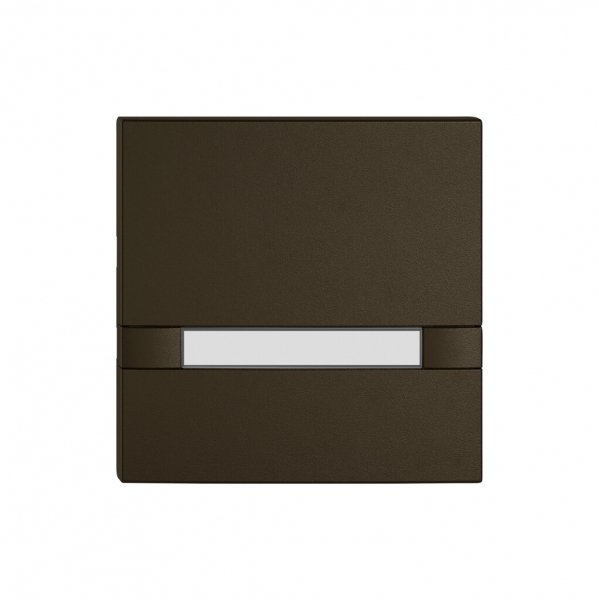 Pulsante 1/1 EDIZIO.liv KNX e UNI c.SNAPFIX® s.LED c.targhetta com.2T ma 