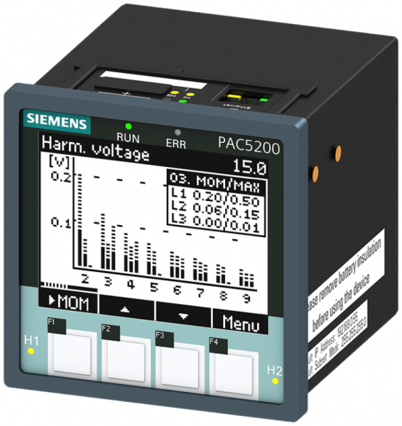 Analyseur de réseau Siemens SENTRON PAC5200 ModbusTCP à vis 