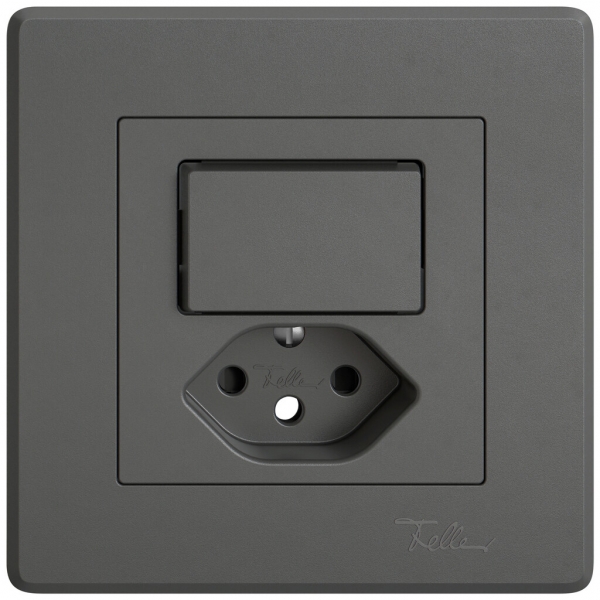 Kit di montaggio INC EDIZIO.liv SNAPFIX® p.combi.T13 c.1 tasto n.ill.shutter grs 